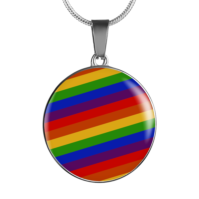 Handcrafted LGBT Rainbow Necklace