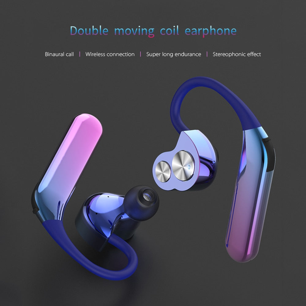 Rainbow Earhook Bluetooth Earphones