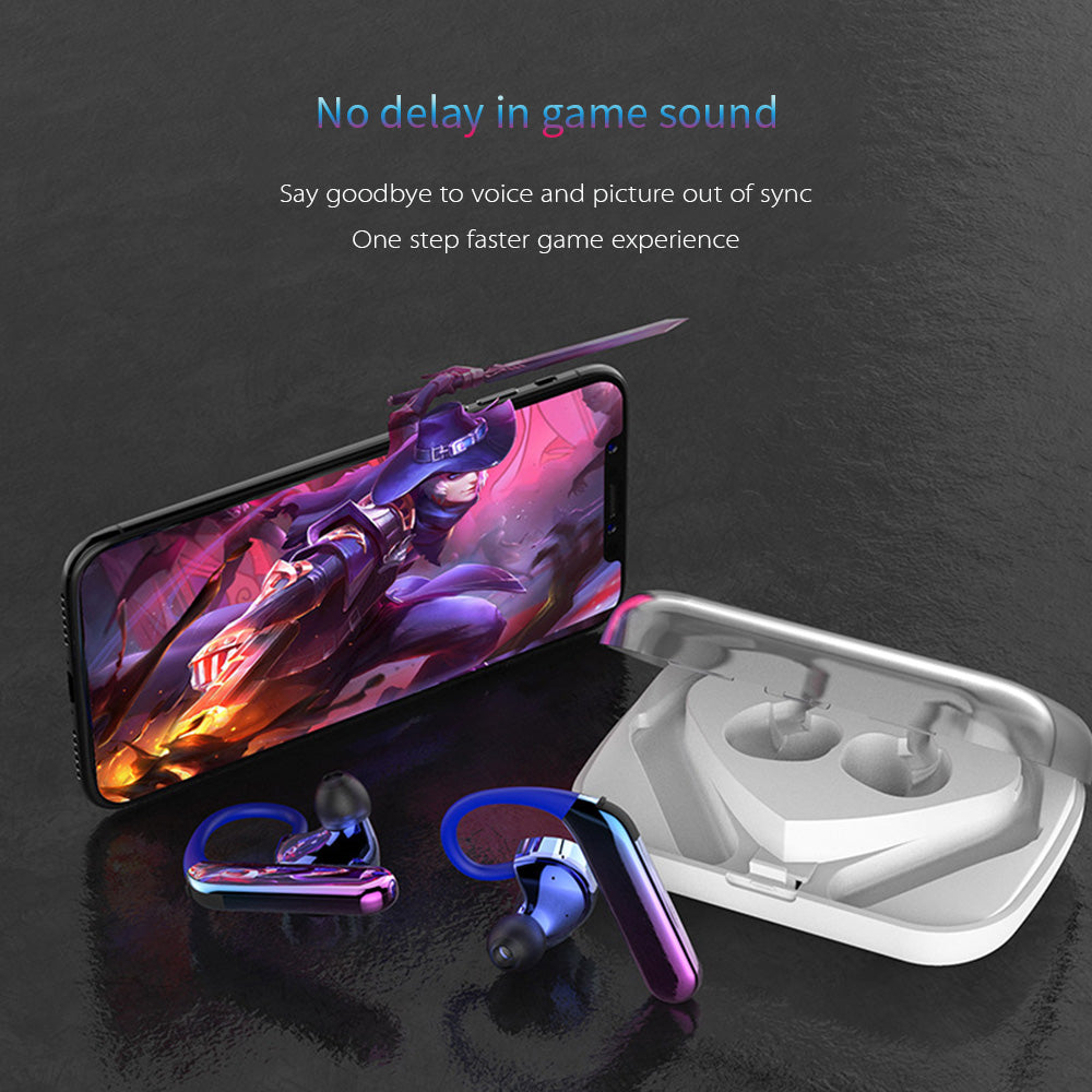 Rainbow Earhook Bluetooth Earphones