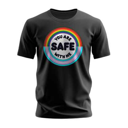 You Are Safe With Me (Circle) T-Shirt