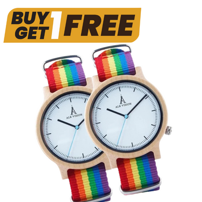 Pride Wooden Watch B1G1