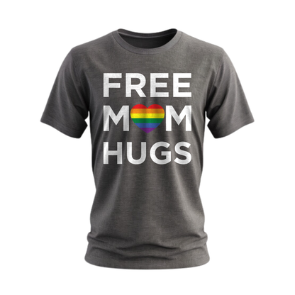 Free Mom Hugs (middle heart) T-Shirt