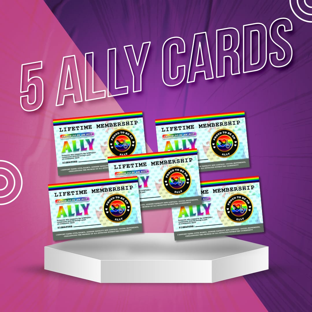 Ally Membership Card - (Pack of 5)