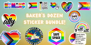 Winter Pride Bundle (Beanie, Stickers, Lapel Pins, Car Magnets, Lip Balm, ID Cards!)
