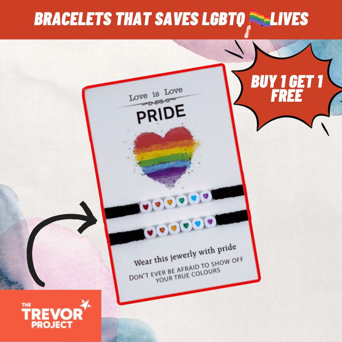 Bracelets That Saves LGBTQ Lives (2 Bracelets)