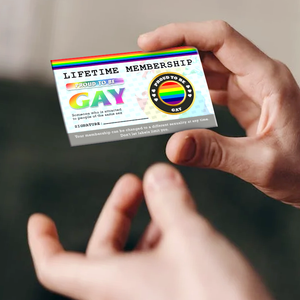 GMC - Gay Membership Card - Novelty Gift