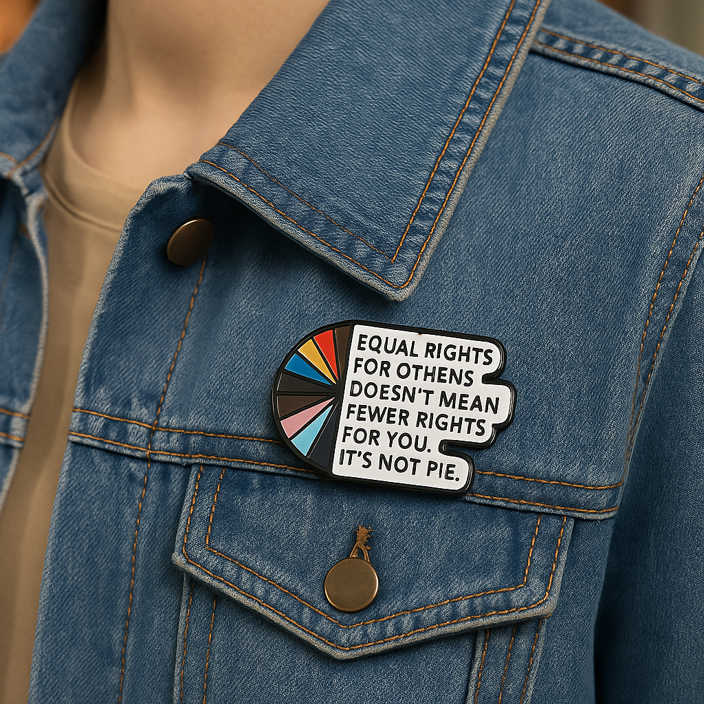 Equal Rights Pin (Buy 1 Get 1 Free)