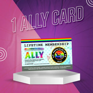 ALLY PACK UNLEASHED! Flag, Pin, Magnet, ID Card