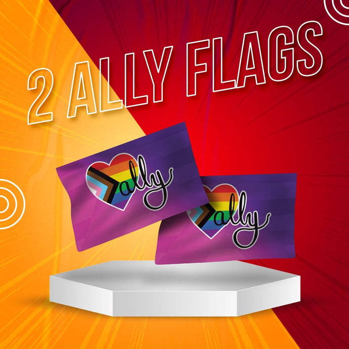 Ally Flag 2 Pack (FLASH SALE $10)