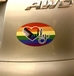 Can't Hide Our Pride Bundle Sale (Flag, Car Magnet, Stickers, Lapel Pin)