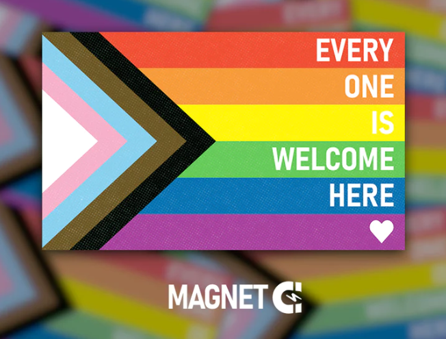 Everyone is Welcome Here Magnet 3 PC