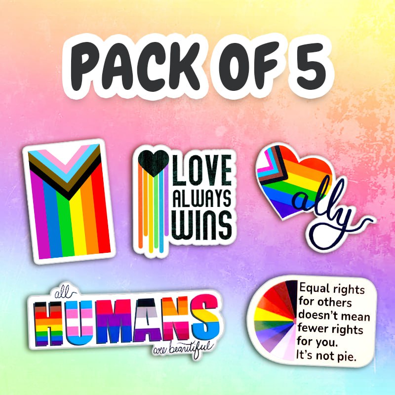 Pride Bee Honey Lip Balm Bundle (Buy 2 get 1 Free Plus Free Sticker Pack)