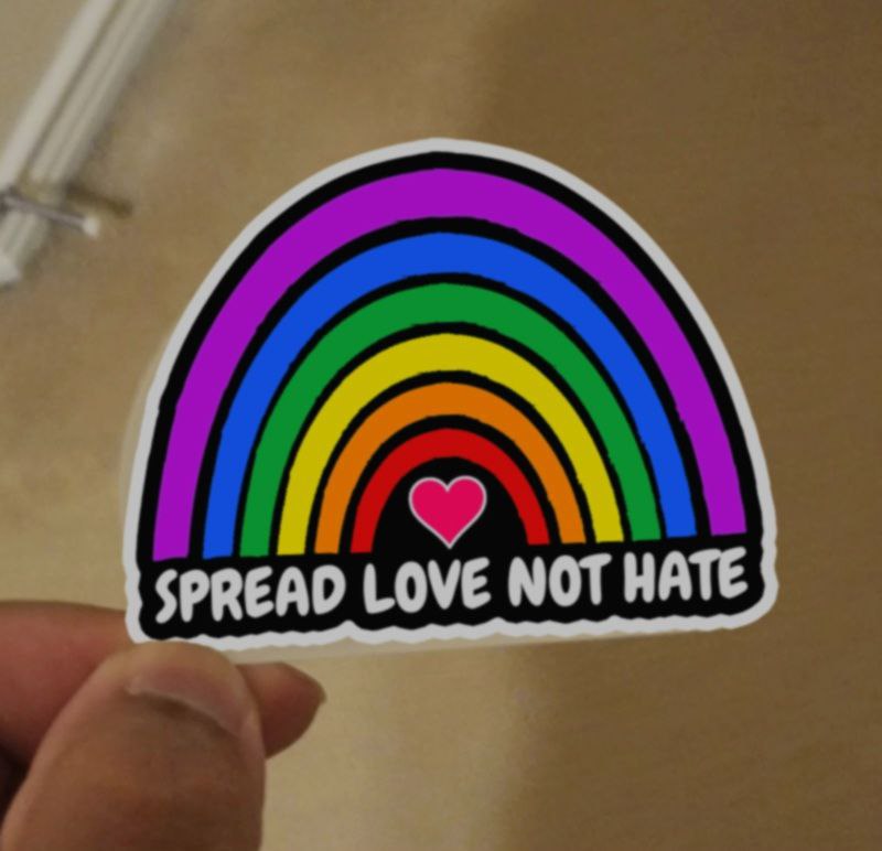 Spread Love Stickers