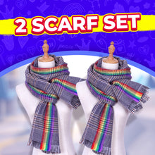 Load image into Gallery viewer, SPECIAL Handmade Rainbow Scarf KACHING