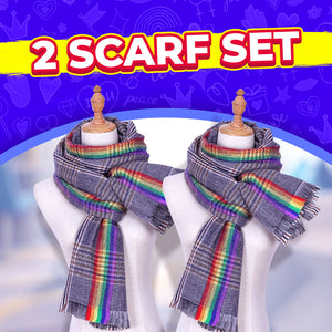 SPECIAL Handmade Rainbow Scarf(Buy 1 Get 1 FREE)