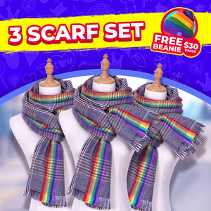 SPECIAL Handmade Rainbow Scarf(Buy 1 Get 1 FREE)