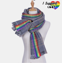 Load image into Gallery viewer, SPECIAL Handmade Rainbow Scarf KACHING