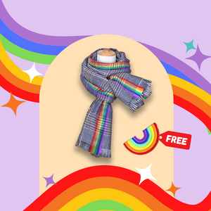 Pride Bundle *Scarf+ Free Rainbow Pin*