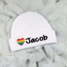 Load image into Gallery viewer, Personalized Rainbow Beanie