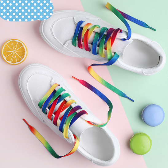 Rainbow Shoe laces* 3 Pairs