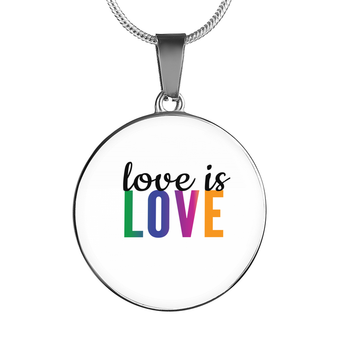 Love Is Love Necklace And Bangles