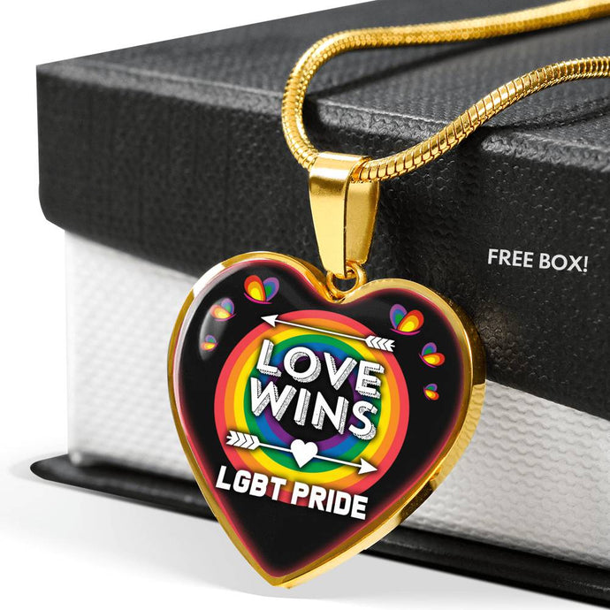 Love WIns - LGBT Pride Necklace