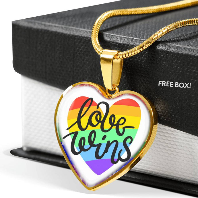 Special Holiday Season Love Wins Necklace