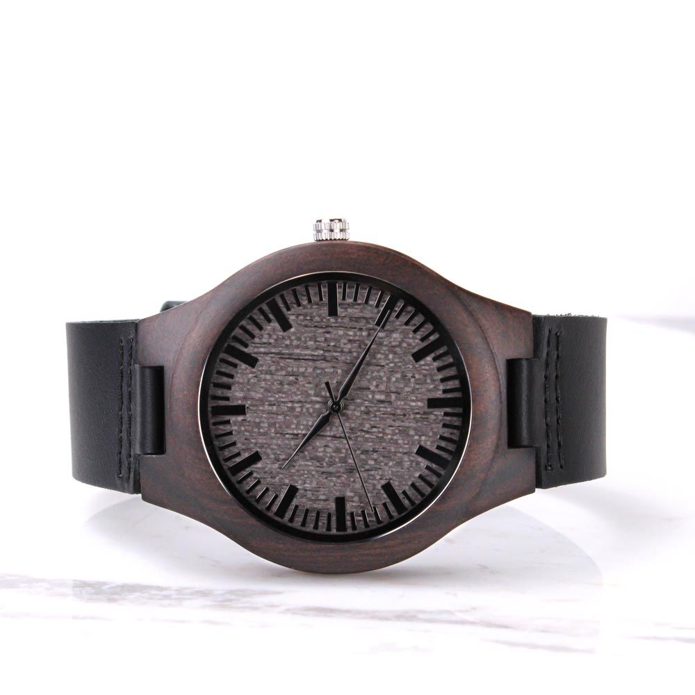 Born this Way, LGBT Queer Gay Pride Engraved Wooden Watch