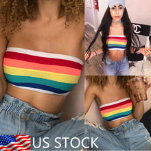 Load image into Gallery viewer, Rainbow Tube Top * Exclusive Not Available Anywhere