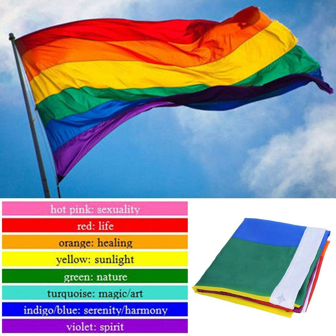 LGBT FLAG 3 QTY