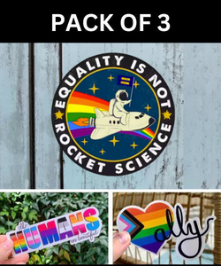 PACK OF 3 Stickers - Not Rocket Science