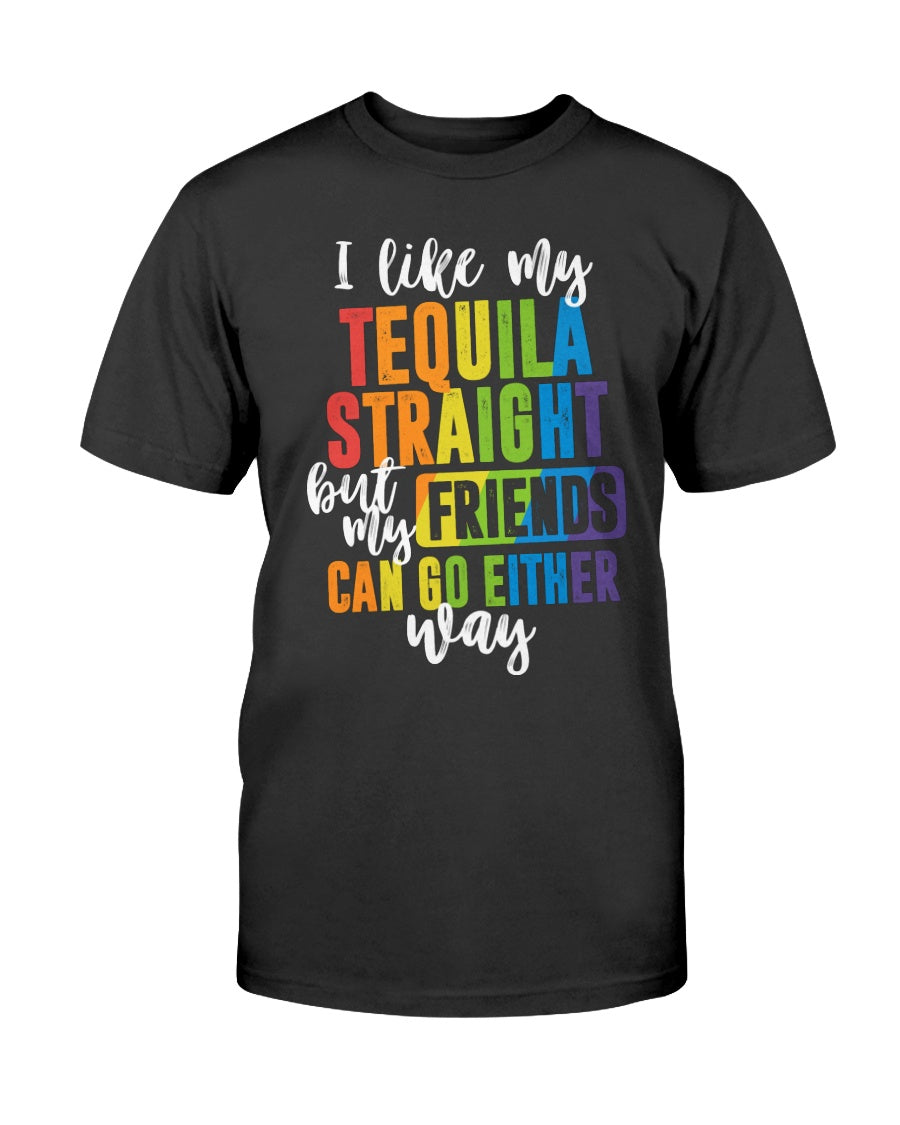 I Like My Tequila Straight T-Shirt (dark)